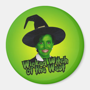 Nancy Pelosi Wyed Witch of the West Magneet