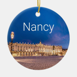 Nancy Place Stanislas Grand Est France Sunset Keramisch Ornament
