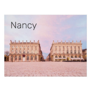 Nancy Place Stanislas Grand Est France Sunset Perfect Poster