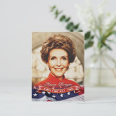 Nancy Reagan, First Lady of the U.S. Briefkaart (Staand voorkant)