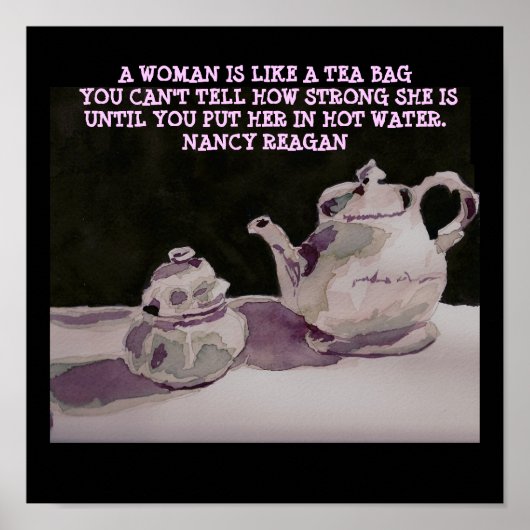 NANCY REAGAN QUOTE - POSTER (Voorkant)