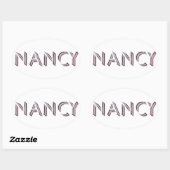 Nancy sticker naam (Vel)