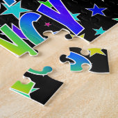 "NANCY" Voornaam, geun "HAPPY BIRTHDAY" Legpuzzel (Zijkant)