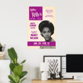 Nancy Wilson jazzposter - Mister Kelly's Poster (Thuiskantoor)