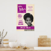 Nancy Wilson jazzposter - Mister Kelly's Poster (Keuken)