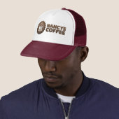 Nancy's Coffee Trucker Hat Pet (In situ)