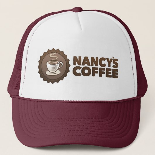 Nancy's Coffee Trucker Hat Pet (Voorkant)