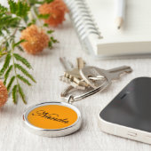 NANDA Naam-Branded Gift Sleutelhanger of Rits-pull (Zijkant)