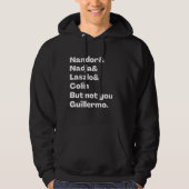 Nandor, Nadja, Laszlo, Colin, maar niet jij Guille Hoodie (Voorkant)
