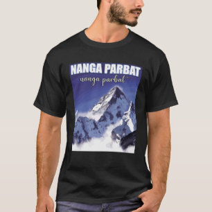 Nanga Parbat Mountain Peak Summit Wiker hebben nie T-shirt