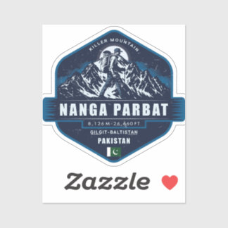 Nanga Parbat Wandeltocht – Killer Mountain Pakist Sticker