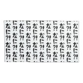 Nani? な に! Wat? Japans nihongo Kussensloop (Achterkant-Rechts)