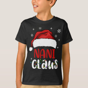 Nani Claus Kerstmis Pajama Familie komt overeen me T-shirt