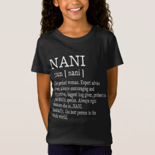 Nani Definition Grandma Moederdag Gifts Women T-shirt