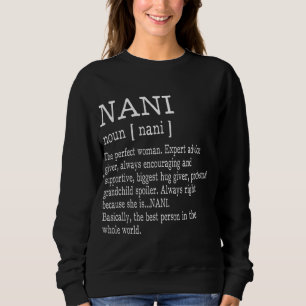 Nani Definition Grandma Moederdag Gifts Women Trui