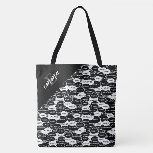 Nani Explosion Seamless Pattern Draagtas (Voorkant)