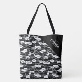 Nani Explosion Seamless Pattern Draagtas (Achterkant)