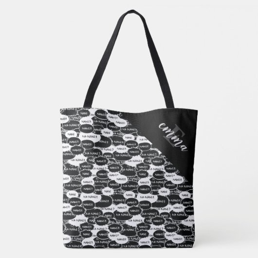Nani Explosion Seamless Pattern Draagtas (Achterkant)