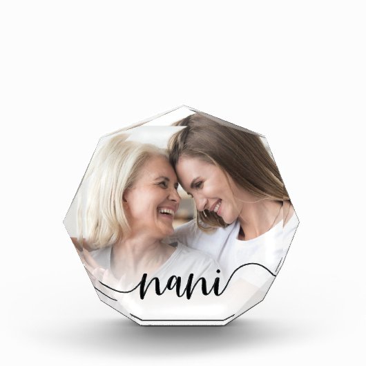 Nani | Grandma Script Overlay Fotoblokken (Voorkant)