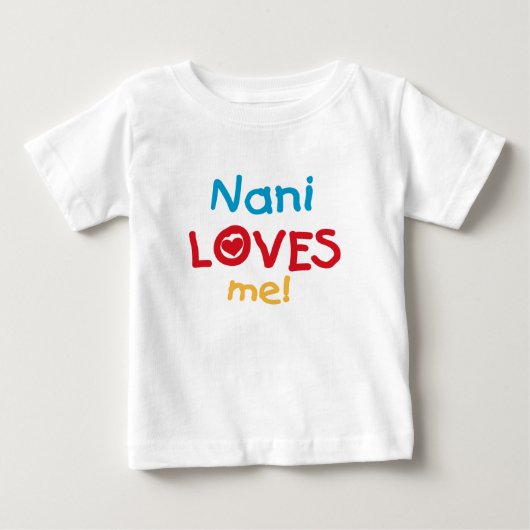 Nani m'aime T-shirts et cadeaux (Devant)