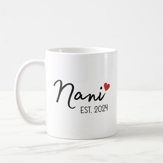 Nani Nana Est 2024 Mug Set, Nouveau Grand-Parent I (Gauche)