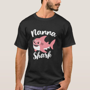 Nanna Shark Moederdag Oma Grappig T-shirt