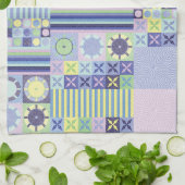 Nanna's Faux Knit Crochet Blanket Pattern Theedoek (Gevouwen)