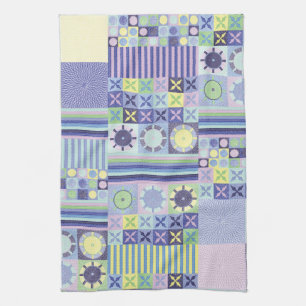 Nanna's  Faux Knit Crochet Blanket Pattern Theedoek