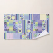 Nanna's Pretty Faux Knit Crochet Blanket Motif (Serviette à main)