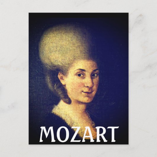 Nannerl Mozart Briefkaart (Voorkant)