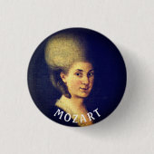 Nannerl Mozart Ronde Button 3,2 Cm (Voorkant)