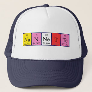 Nannette periodiek pet van de lijstnaam