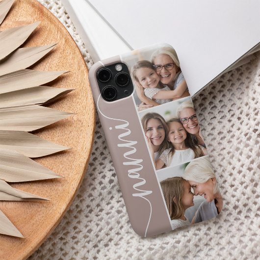 Nanni Script Grandma Photo Collage Case-Mate iPhone Case