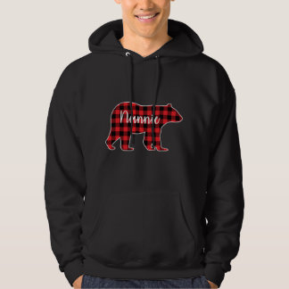 Nannie Beer Red Plays Family Matking KerstPa Hoodie
