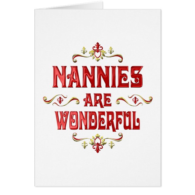 Nannies zijn Wonderful (Voorkant)