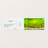 NANNOOS CARTE DE VISITE PLIÉ (Extérieur déplié)