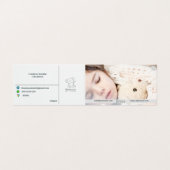 NANNOOS CARTE DE VISITE PLIÉ (Extérieur déplié)