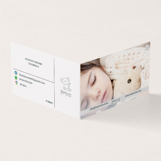 NANNOOS CARTE DE VISITE PLIÉ (Extérieur)