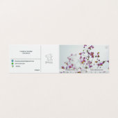 NANNOOS CARTE DE VISITE PLIÉ (Extérieur déplié)