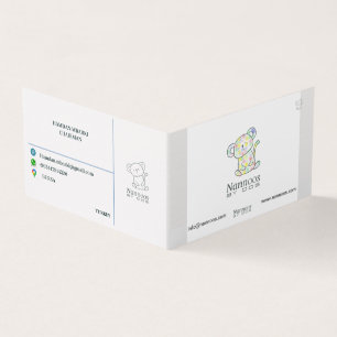 NANNOOS CARTE DE VISITE PLIÉ