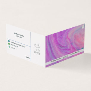 NANNOOS CARTE DE VISITE PLIÉ