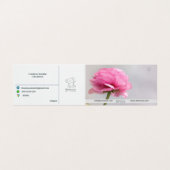 NANNOOS CARTE DE VISITE PLIÉ (Extérieur déplié)