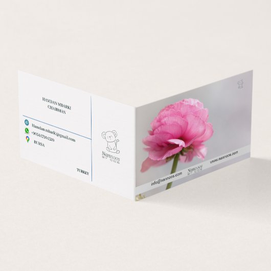 NANNOOS CARTE DE VISITE PLIÉ (Extérieur)