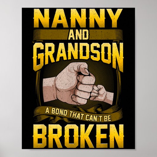 Nanny And Grandson A Bond That Can't Be Broken Shi Poster (Voorkant)