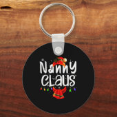 Nanny Claus Matching Christmas Costume Sleutelhanger (Voorkant)