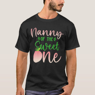 Nanny de Birthday One Peach 1St Summer Fruit T-shirt