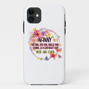 Nanny houdt van ze verwennen ze en knuffelen ze iPhone 11 hoesje