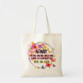Nanny houdt van ze verwennen ze en knuffelen ze tote bag (Voorkant)
