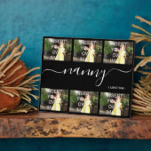 Nanny I Love You Six Photo Collage Poison Plaque (Côté)