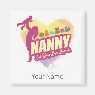 Nanny Nursemaid Vintage Babysitter Kinderverzorgin Magneet